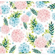 Tela de encuadernar Hortensias  Colección Floral por de The Flower Journal