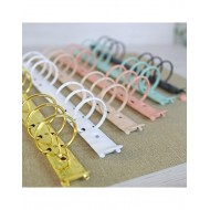 Mecanismo 6 anillas para a5 rosa