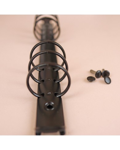 Mecanismo 6 anillas para a5 negro