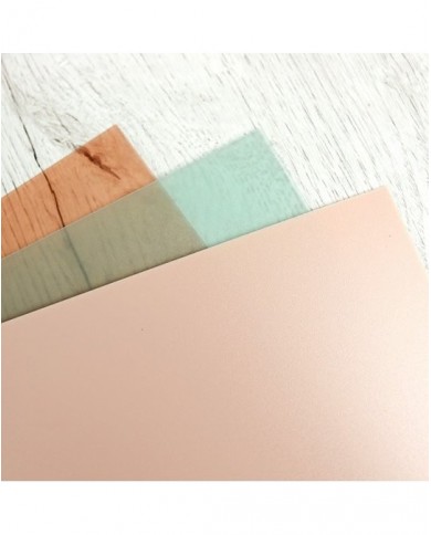 Polipropileno extra grueso opaco rosa