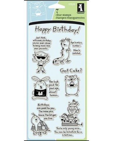 Sellos - clear stamps Inkadinkado -Happy Birthday