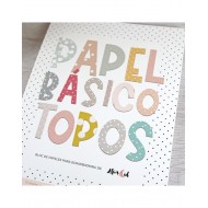 Bloc papeles Basicos de topos Aluacid 6x8 pulgadas