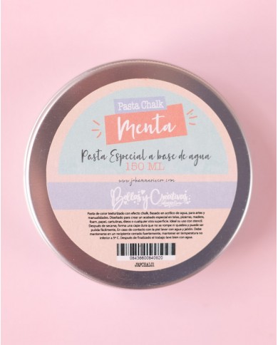 Cream Paste Chalk Menta Johanna Rivero