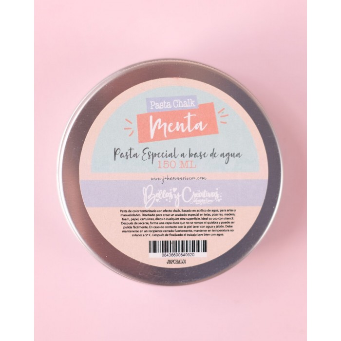 Cream Paste Chalk Menta Johanna Rivero