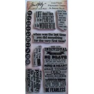 Tim Holtz stamps- thj008 phrases2