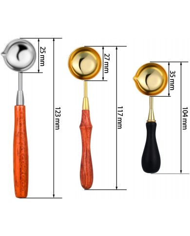 Cucharas para cera contiene 3 unidades