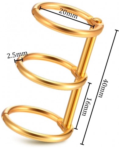 Anillas de metal x 4 unidades