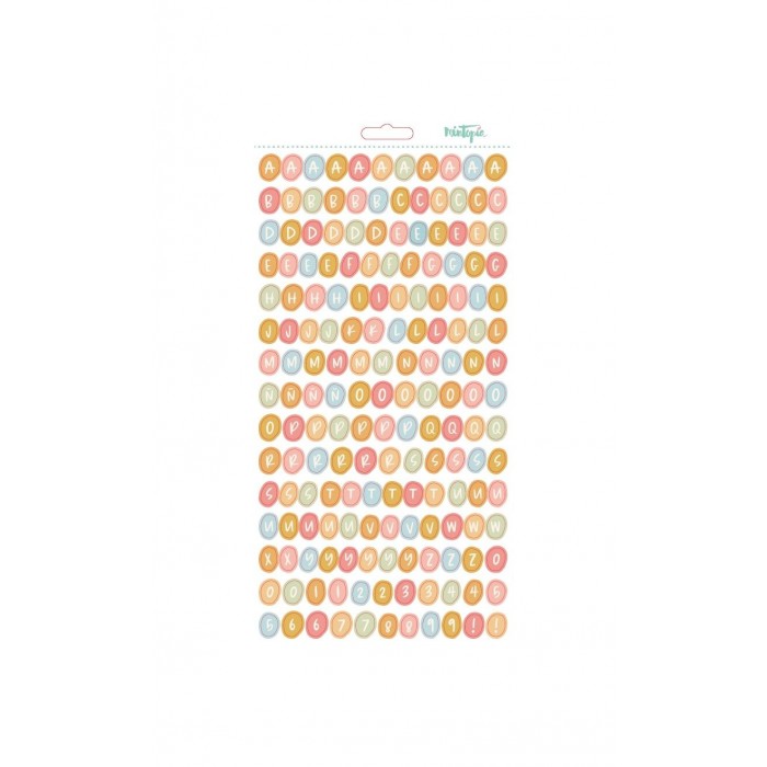 Stickers Alfabeto puffy Aloha
