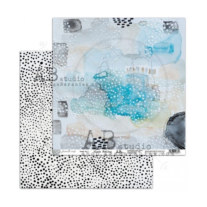 Colecciones de Papeles "My favorite week"- 8 papeles doble faz mas 1 hoja de recortables 30x30+bonus page