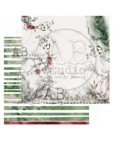 Colección de Papeles "Breeze of the forest"- 30x30 + bonus page