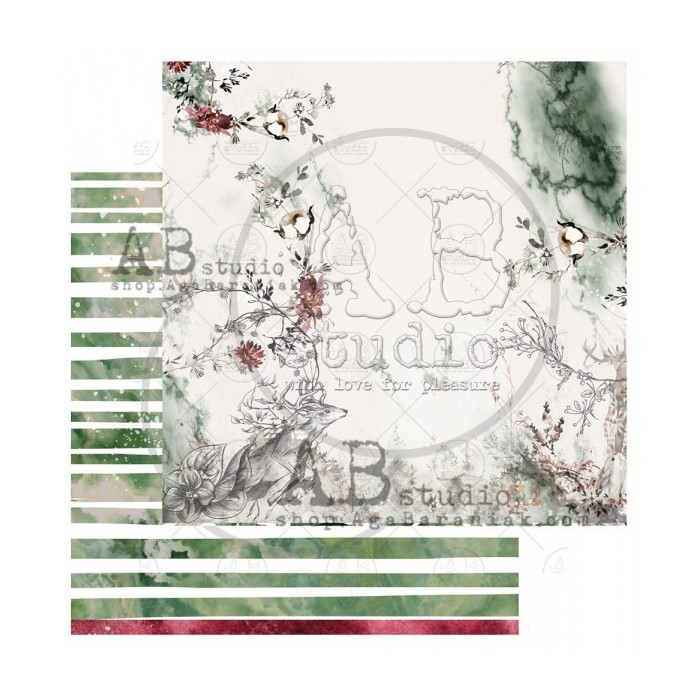 Colección de Papeles "Breeze of the forest"- 30x30 + bonus page
