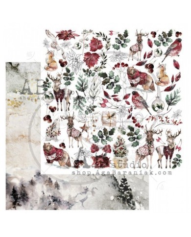 Colección de Papeles "Breeze of the forest"- 30x30 + bonus page