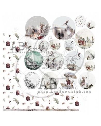 Colección de Papeles "Breeze of the forest"- 30x30 + bonus page