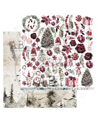 Colección de Papeles "Breeze of the forest"- 30x30 + bonus page