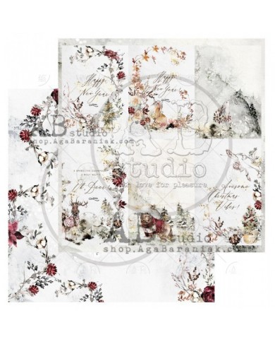 Colección de Papeles "Breeze of the forest"- 30x30 + bonus page