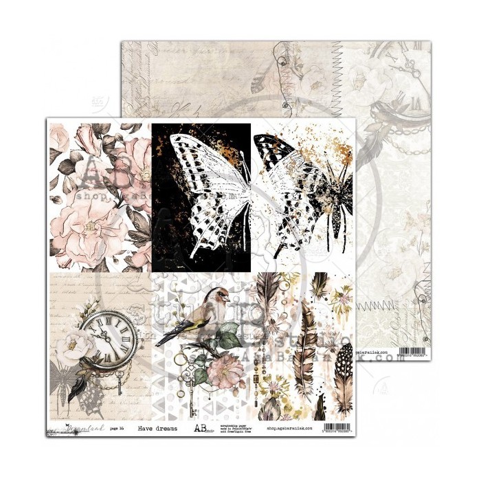 Colección de Papeles ABstudio "Dreamland"- 30x30 + bonus page