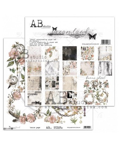 Colección de Papeles ABstudio "Dreamland"- 30x30 + bonus page
