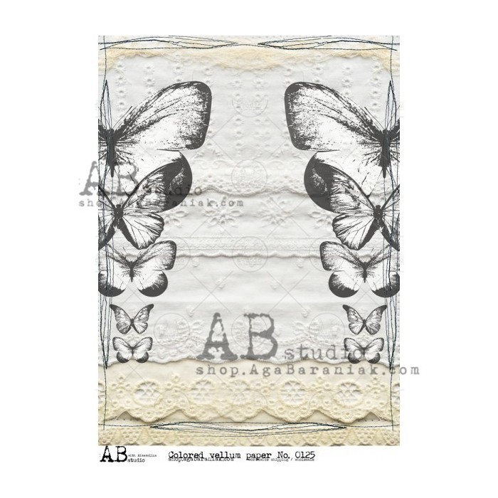 Decoupage rice paper 0125
