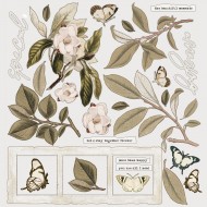 Colección de Paples + 2 hojas de recortables  Vintage Artistry Essentials – 30x30