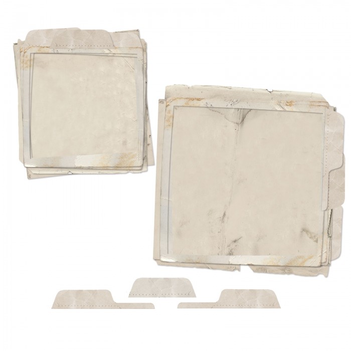 Vintage Artistry Essentials – Square File Frame Set 48 piezas VAE-33690