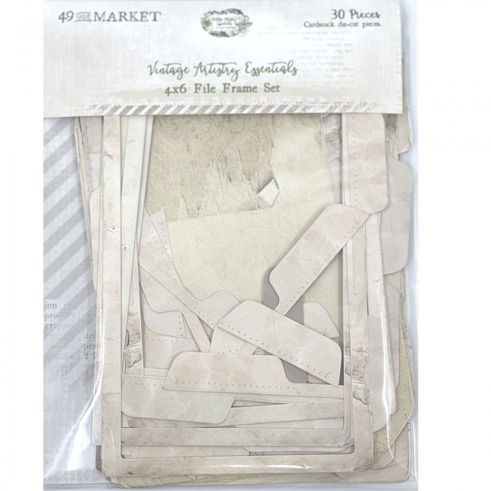 Marcos tipo recortables laser - Vintage Artistry Essentials – 10x15cmts File Frame SetVAE-33713