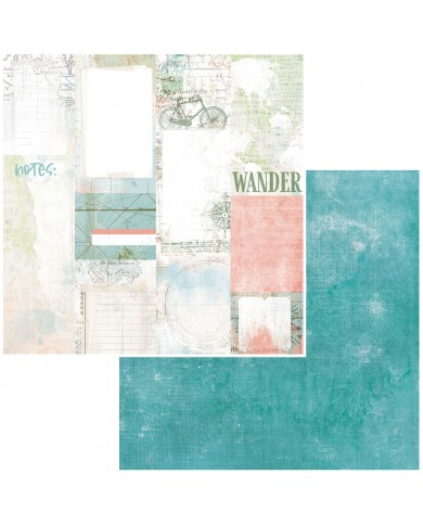 Colección de 6 Papeles + 2 hojas de Recortables Vintage Artistry Anywhere – 30x30cmts