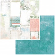 Colección de 6 Papeles + 2 hojas de Recortables Vintage Artistry Anywhere – 30x30cmts