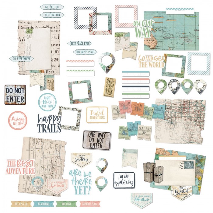 Diecuts Vintage Artistry Anywhere Ephemera Bits VTA33829