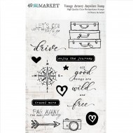 Sellos Vintage Artistry Anywhere Stamp Set- 49 and Market VTA-34512