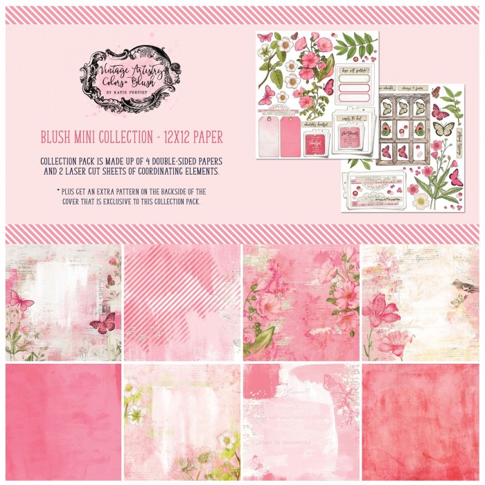 Pack Vintage Artistry Blush 30x30 Collection Pack